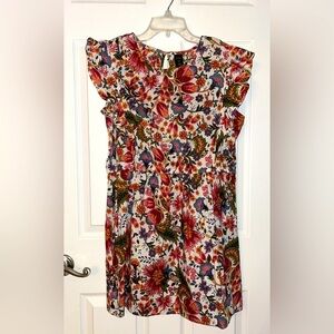 City Streets Girls Boho Floral Sleeveless Light Cotton Dress SZ 18.5